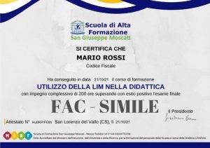 FAC - SIMILE LIM