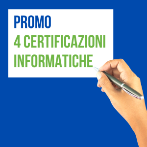 Promozione 4 Certificazioni Informatiche 2023