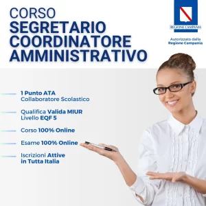 Corso Segretario Coordinatore Amministrativo