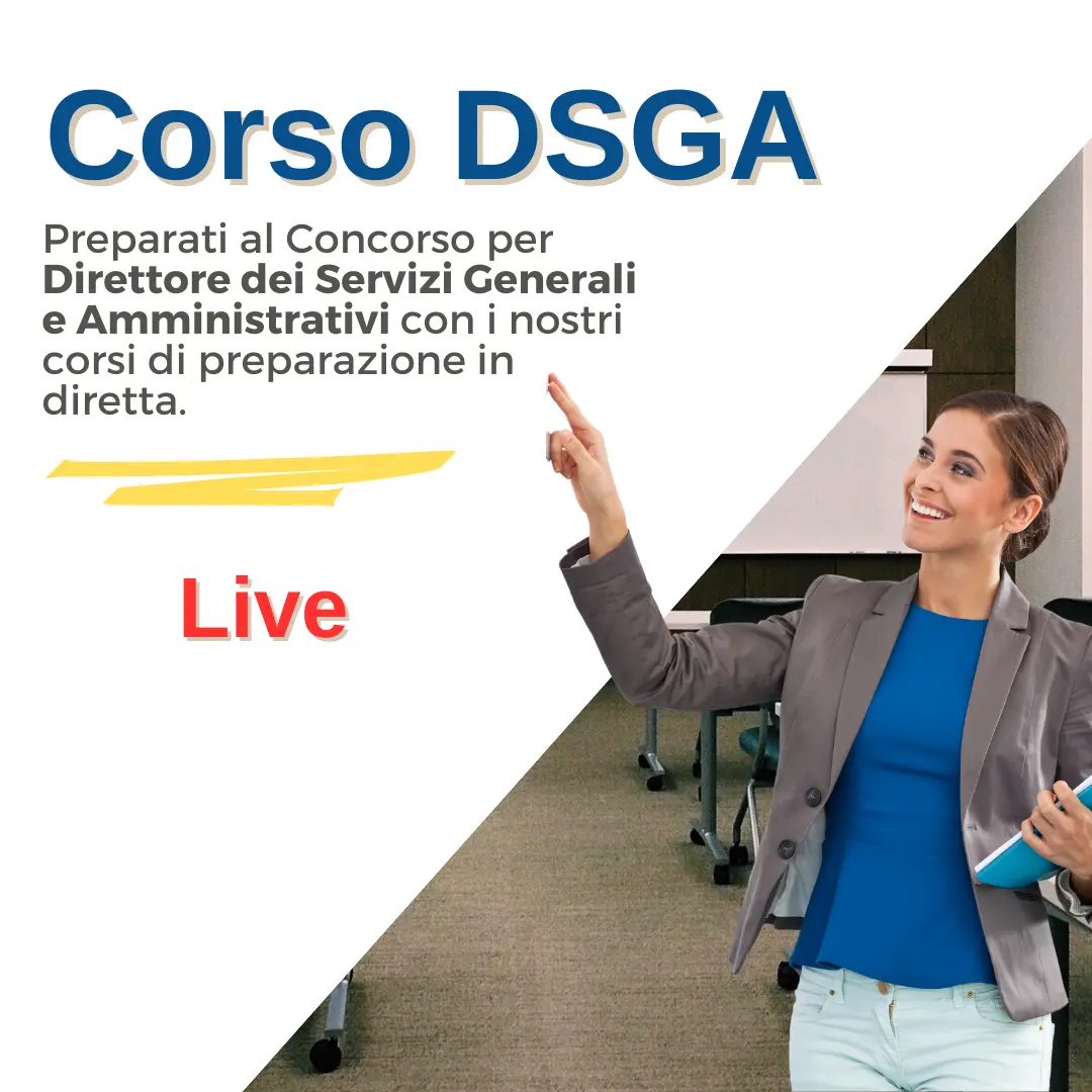 Corso di Preparazione DSGA (Lezioni Live + Videocorso)