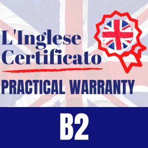 Banner promozionale del corso di inglese b2 certificato con practical warranty di Scuola Moscati