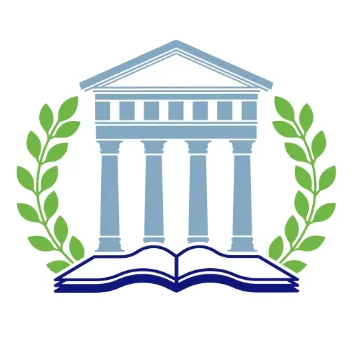 Logo di Scuola Moscati con i colori verde, blu e grigio