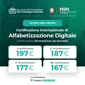 Certificazione Internazionale Di Alfabetizzazione Digitale - Sconti per gruppi